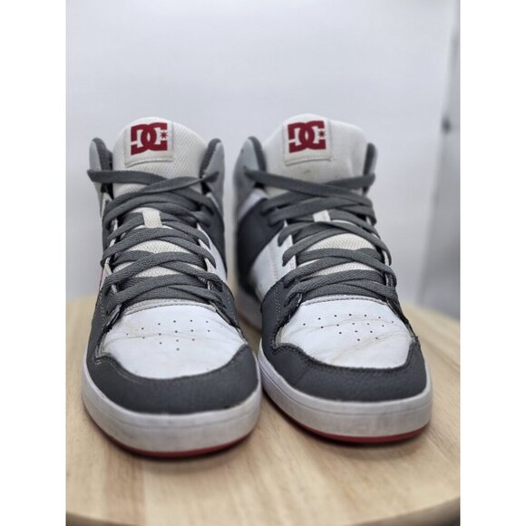 DC CURE HI TOP Men's Gray Skate Inspired Sneakers SHOES Size 9 ADYS400072 - Picture 2 of 8